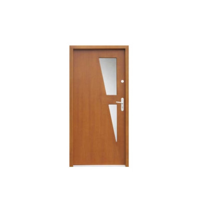 Vchodové dvere drevené P10