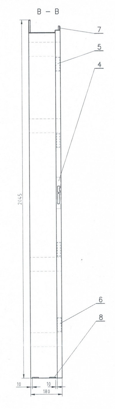 Zárubňa Bedex MRB/P