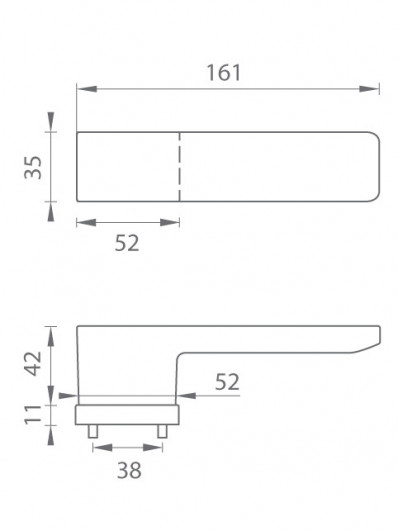 Tupai TI - GORDO - RT 4084RT Povrch: WS - Biela mat (152)