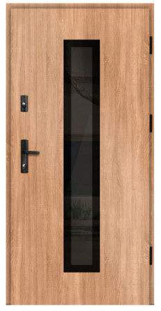 Wiked Premium GLASS 1A  - Set dvere + zárubňa + kľučka