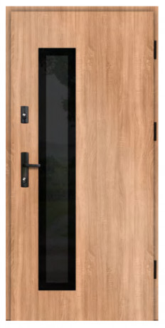 Wiked Premium GLASS 1B  - Set dvere + zárubňa + kľučka