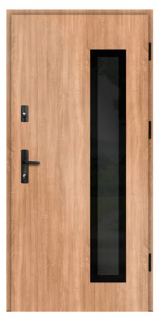 Wiked Premium GLASS 1C  - Set dvere + zárubňa + kľučka