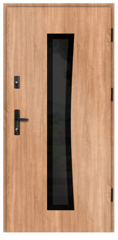 Wiked Premium GLASS 2A  - Set dvere + zárubňa + kľučka
