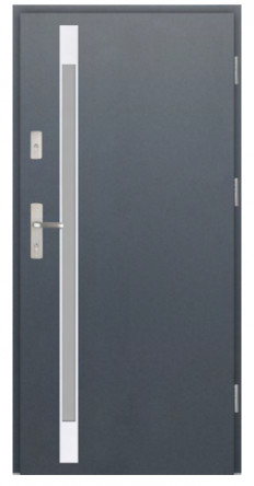 Wiked Premium INOX 5B  - Set dvere + zárubňa + kľučka
