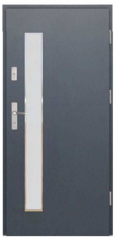 Wiked Termo Prestige INOX 8B  - Set dvere + zárubňa + kľučka