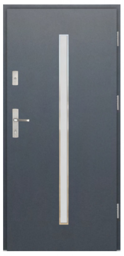 Wiked Termo Prestige INOX 10B  - Set dvere + zárubňa + kľučka