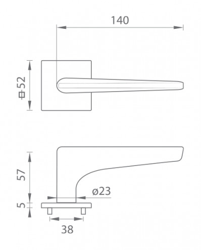 Tupai TI - OPTIMAL - HR 4164 5S OCS - chróm brúsený