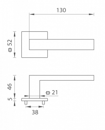 Tupai TI - SQUARE - HR 2275 5S BS - čierna matná