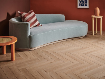 Parquetvinyl - Herringbone Sava Sand 2253 - Rigid SPC