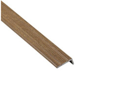 Cezar Profil AL schodový "L" 25x10 mm, fólia Dub prírodný 16, 1,35 bm, samolepiaci, LSW10K 