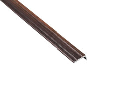 Cezar Profil AL schodový "L" 25x10 mm, fólia Teak 24, 1,35 bm, samolepiaci, LSW10K 