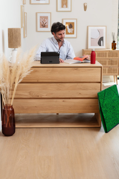 Gerflor Virtuo 55 Rigid Acoustic Blomma Brown 1460