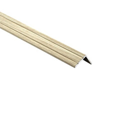Profil AL schodový "L" 25x10 mm, fólia Dub biely 13, 2,7 m, samolepiaci, LSW10K Cezar