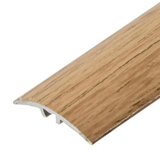 Profil AL prechodový 37 mm, fólia Dub Hamilton 27, 0,93 m, samolepiaco-narážací oblý, LW375w1 Cezar