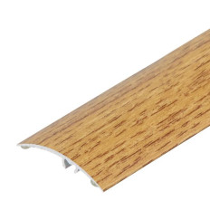 Profil AL prechodový 37 mm, fólia Dub prírodný 16, 0,93 m, samolepiaco-narážací oblý, LW375w1 Cezar