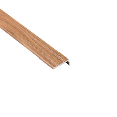 Profil AL schodový "L" 25x10 mm, fólia Dub 12, 1,35 m, samolepiaci, LSW10K Cezar