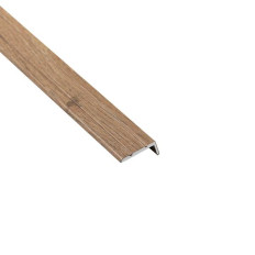 Profil AL schodový "L" 25x10 mm, fólia Dub Hamilton 27, 1,35 m, samolepiaci, LSW10K Cezar