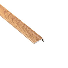 Profil AL schodový "L" 25x10 mm, fólia Dub ušľachtilý 19, 1,35 m, samolepiaci, LSW10K Cezar