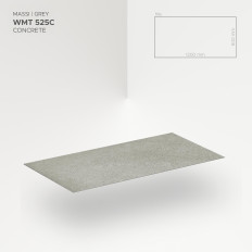 Obkladový panel Modee - Tile Raw concrete Massi Grey WMT 525C 600x1200x4 mm Concrete