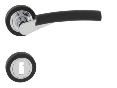 LR - BARON - R - Čierna matná/chróm lesklý