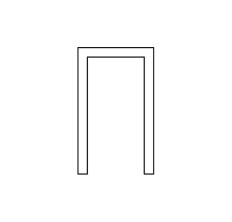 SC - Profil hliníkový pod dvere MB art. 0251